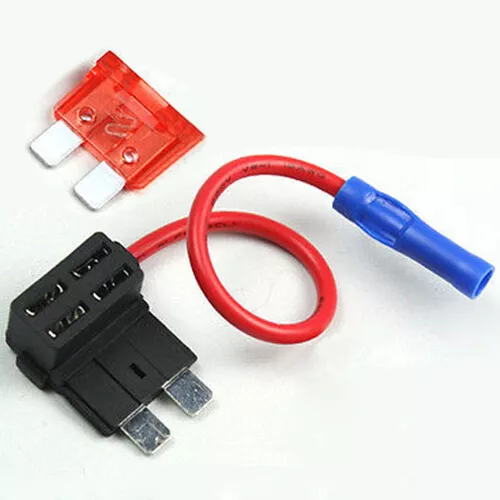 Add A Circuit Fuse Tap Standard Blade Fuse Holder and 10A ATO ATC Blade Fuse XL