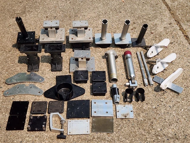 Cannon Mounts for Downriggers, Big Jon Rod Holder & Misc. Parts