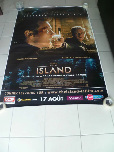 AFFICHE THE ISLAND 4x6 ft Bus Shelter Movie Poster Original 2005