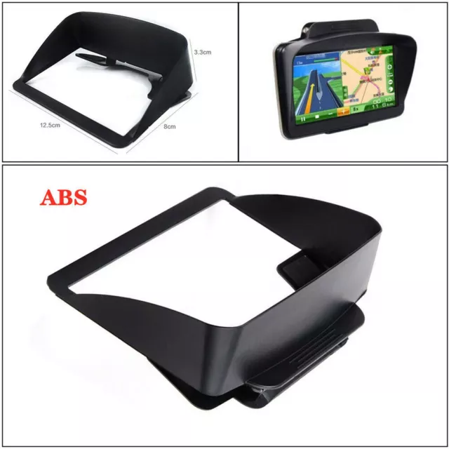 Car SUV GPS Navigation With 5 INCH Screen Hood Sun Shade Visor Shield Universal