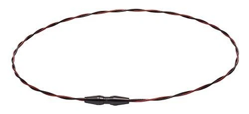 Collar Teruaki Sato Phiten RAKUWA Cuello Alambre EXTREMO tornado NegroRojo 50 cm