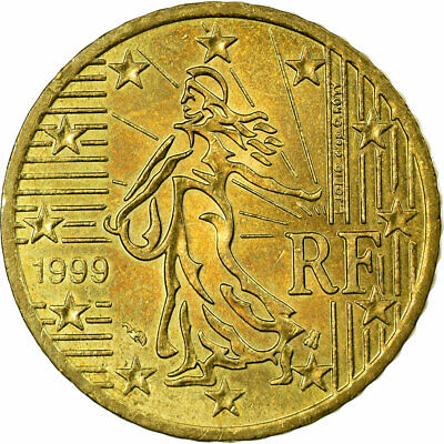 [#724150] France, 50 Euro Cent, 1999, TTB, Laiton, Gadoury:6., KM:1287