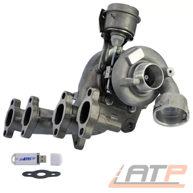 Turbolader + Krümmer Für Audi A3 Seat Skoda Vw Golf 5 Touran 1.9 Tdi Bls Bxj Bsu