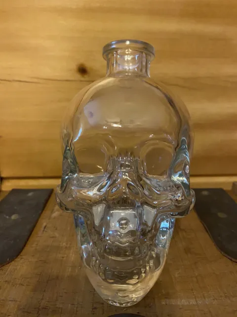Crystal Head Vodka Clear Glass Skull Empty Bottle Dan Akroyd 750 ml