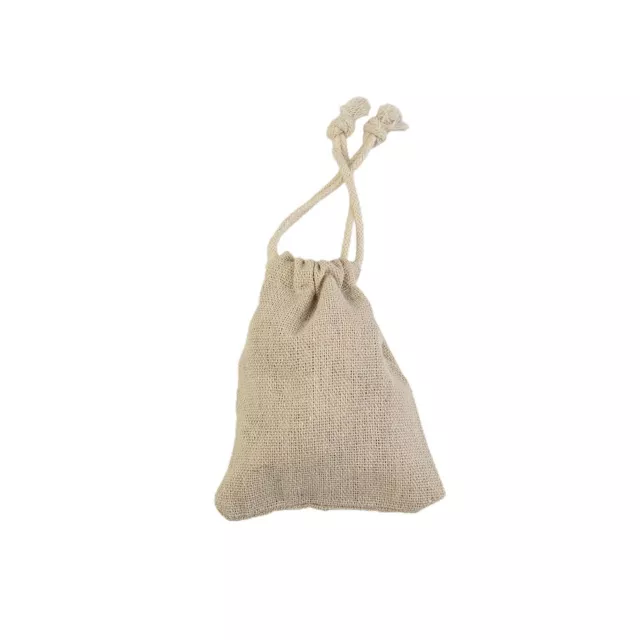 Pouch Small Bag Cotton Hot Xmas Gift Sack Wedding Linen Burlap Drawstring Jute 2