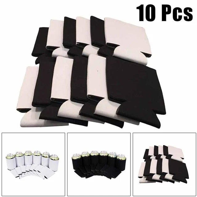 Lot De 6 Protège-gobelets Réutilisables (chouchous) - Tissu élastique, Lavable, Idéal Fêtes Et Bars