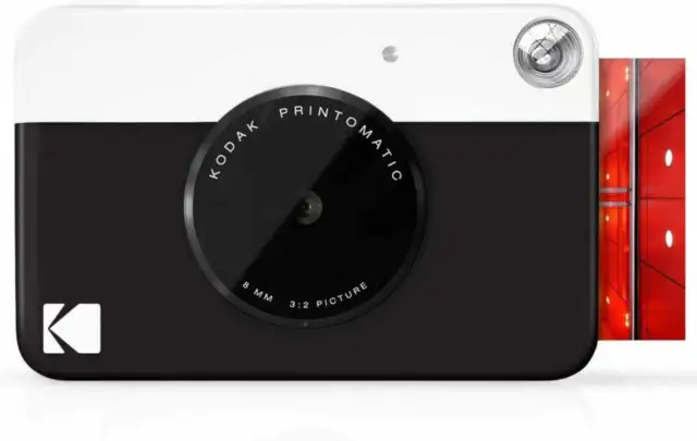 KODAK Printomatic Digital Instant Print Camera 5MP Wide Angle Black NEW in BOX