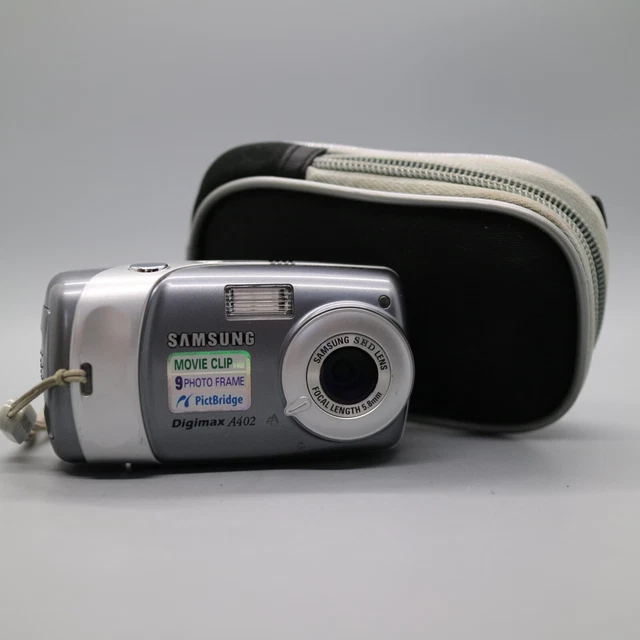 Samsung Digital Camera Digimax A402 4.0MP Silver Tested