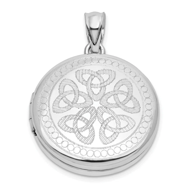 Sterling Silver Celtic Knots 20mm Round Locket