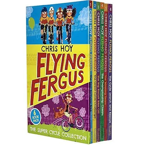 Chris Hoy Flying Fergus The Super Cycle 6 Books Collection Set - The Best Birthd