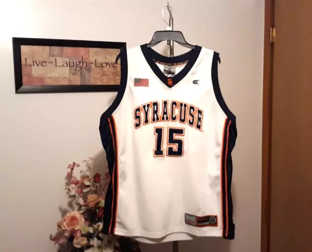 Carmelo Anthony #15 Syracuse College Basketball Jersey Men's - Size XL