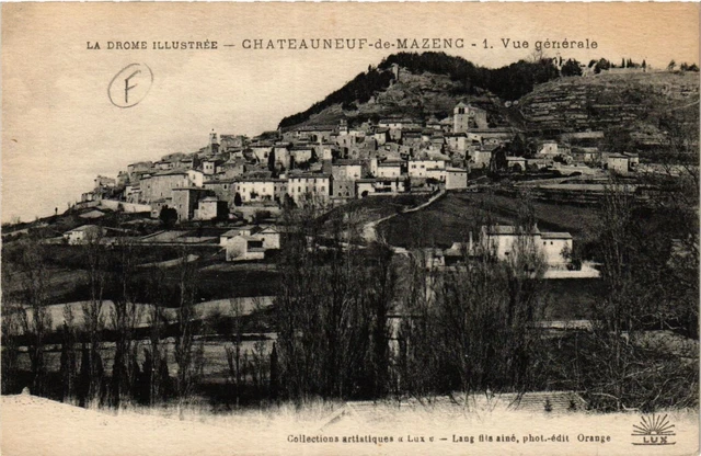 MAZENC CHATEAUNEUF AK CPA - General View (369497)