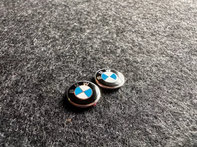 2x BMW Schlüssel Aufkleber Sticker Emblem Logo - 11 mm