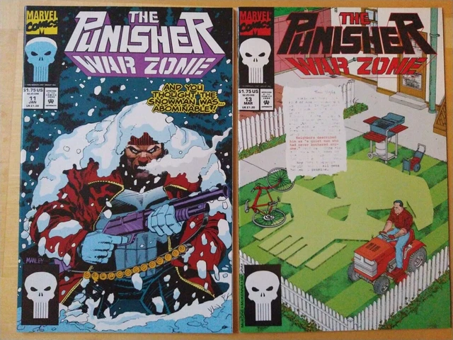 The Punisher War Zone Vol.1 #3, 5, 11, 13, 21 (5 Lot) Marvel 1992/93 Comic Books 3