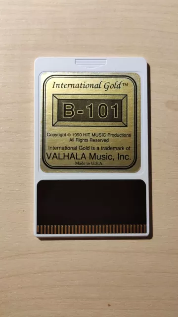 KORG M1 M1R Valhala Memory Card int. GOLD B-101 USA very rare T2/T3 series