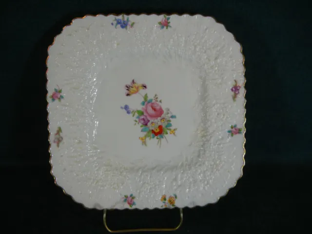 Copeland Spode Savoy Dresden Rose 8" Square Luncheon Plate(s)