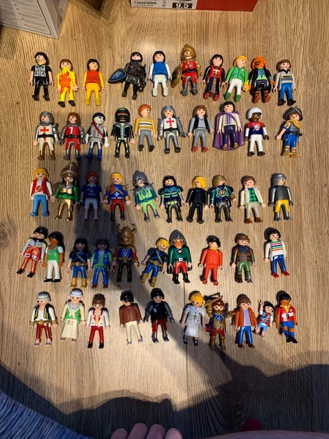 Lot 50 Figurines Peintes 1:87 - Personnages Miniatures Pour Maquette Train Et Table De Sable