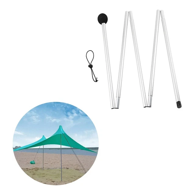 Auvent De Tente Parasol De Plage Fayloch - Turquoise (Boîte Ouverte, état Neuf, Garantie 90 Jours)