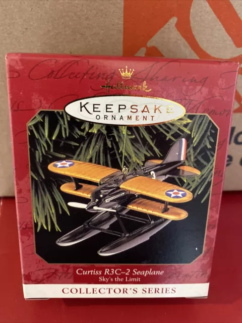 Hallmark 1999 Sky's The Limit Curtiss R3C-2 Seaplaneseries Ornament