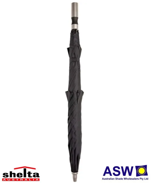 Strathgordon 134 BLACK Wind Vented Shelta Golf Umbrella 2