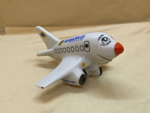 Keramik-Vintage-Modell Boeing 767 Aerosvit bankrotte ukrainische...
