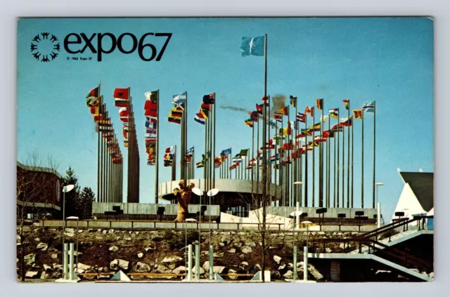 Montreal Quebec-Canada, Expo 67, Pavilion of United Nations, Vintage Postcard