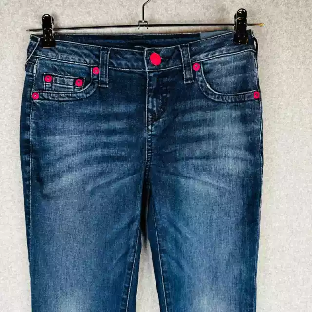 New True Religion Girls Sz 16 Casey Skinny Jeans Blue Pockets NWT 3