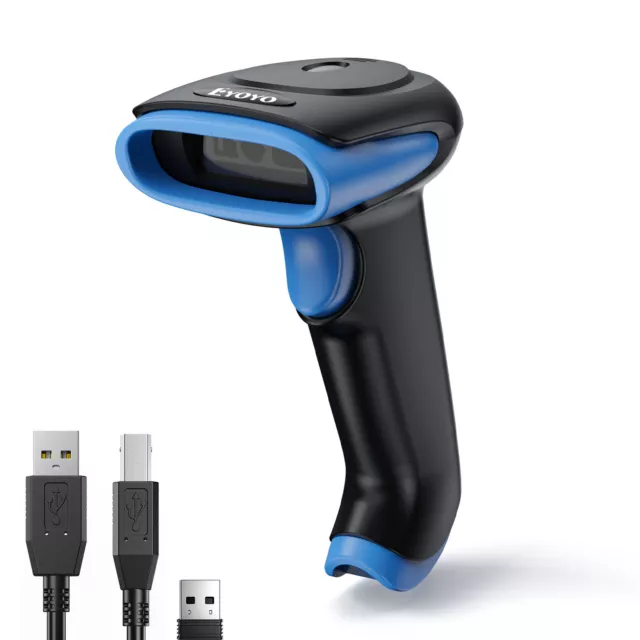 Eyoyo 2D QR 3-in-1 Wireless Handheld Barcode Scanner Automatic Reader for Store