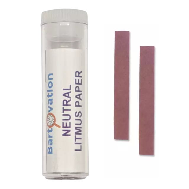 Neutral Litmus Paper [Vial of 100 Test Strips]