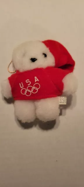 Vintage Maxwell House Coffee Bear Promotion Ornament Olympic USA Logo Sponsor