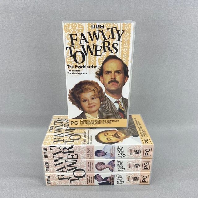 FAWLTY TOWERS KIPPER Germans Basil The Rat Psychiatrist VHS Video Tape