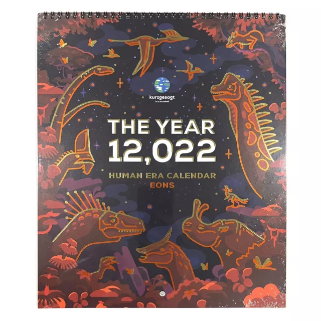 KURZGESAGT 12,022 HUMAN Era Calendar 2022 Eons Edition *Sealed