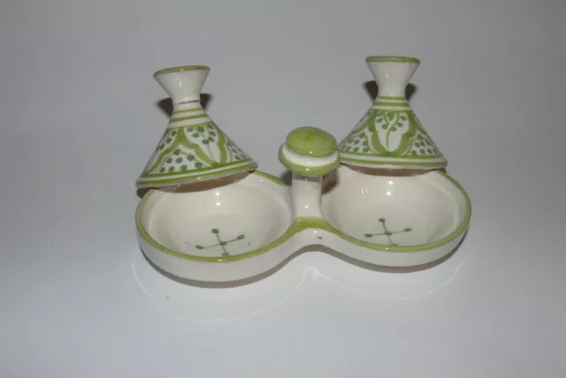 Pequeñas Tagine marroquí para Especias Sal Pimienta Decoración de la mesa Cocina 3