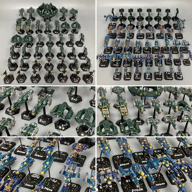 77+10 x KHANATE OF ORION DOGON FLEET FULL THRUST SPACE DREADNOUGHT 3000