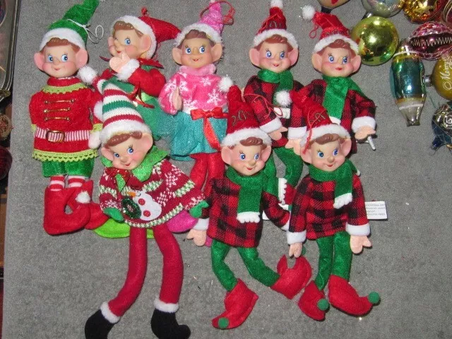 Christmas Knee Hugger Elf lot