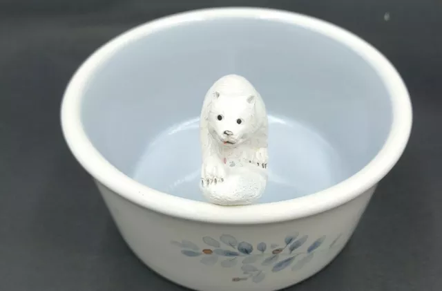 Pfaltzgraff Winter Frost Dip Mix Set Polar Bear Cheese Cracker Set HTF Pfaltzgraff Winter Frost Dip Mix Set Polar Bear Cheese Cracker Set HTF
