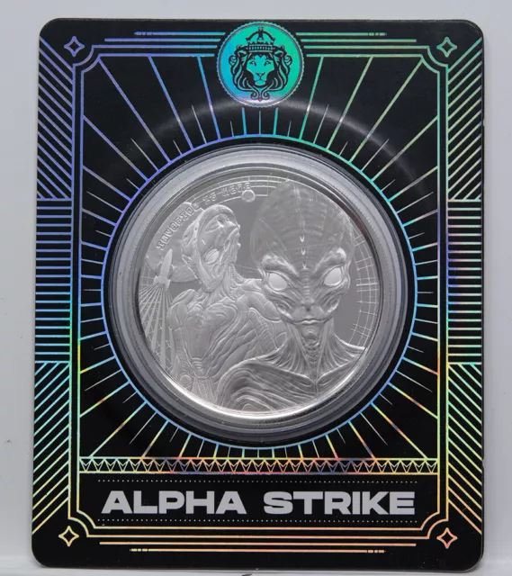 Ghana 20 Cedis 2023 - Alien - 1 oz. Silber - Alpha Strike