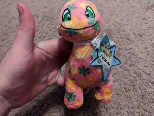 Neopets Disco Chomby, Series 5 Plushie, NEW W/ TAGS *NO CODE*