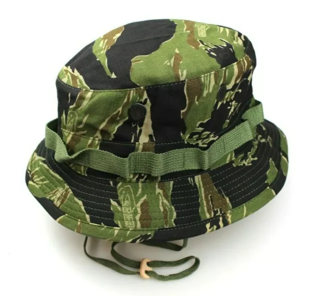 VIETNAM SHOOTER'S 2& Short Brim Boonie Cover- Tiger Stripe Boonie Hat ...