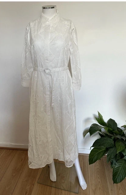 ZARA ZW COLLECTION Embroidered Shirt Dress Ecru New Ss24 Xs-Xxl Ref. 4786/092 67.19 - PicClick UK ZARA ZW COLLECTION Embroidered Shirt Dress Ecru New Ss24 Xs-Xxl Ref. 4786/092 67.19 - PicClick UK
