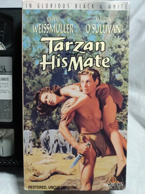 Tarzan and His Mate VHS Johnny Weissmuller Maureen O'Sullivan 1934