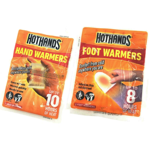 HOT HANDS HOT Feet Winter Glove Shoe Pocket Warmer Instant Heat £43.99