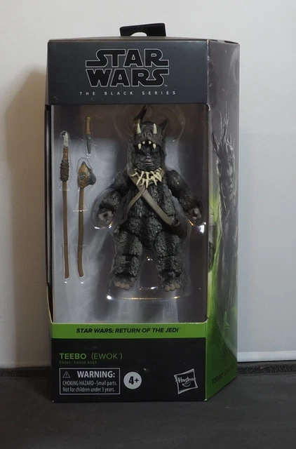 "Star Wars Hasbro The Black Series 6" pollici - Teebo (Ewok) - NUOVO/IMBALLO ORIGINALE/NUOVO
