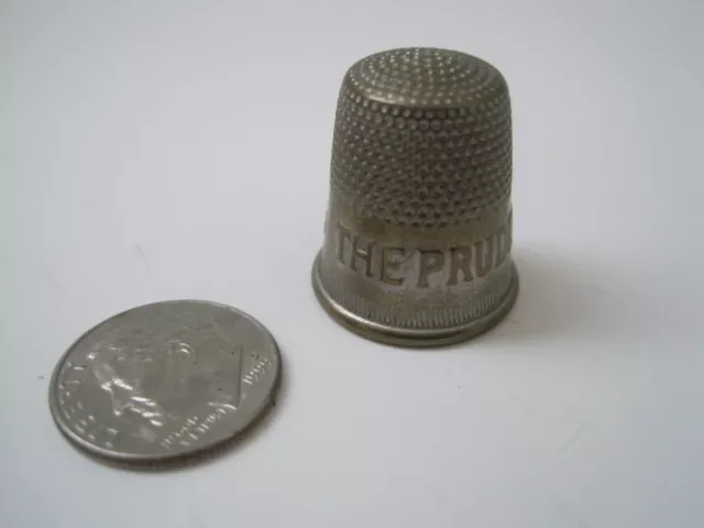 Prudential Life Insurance Thimble Brass