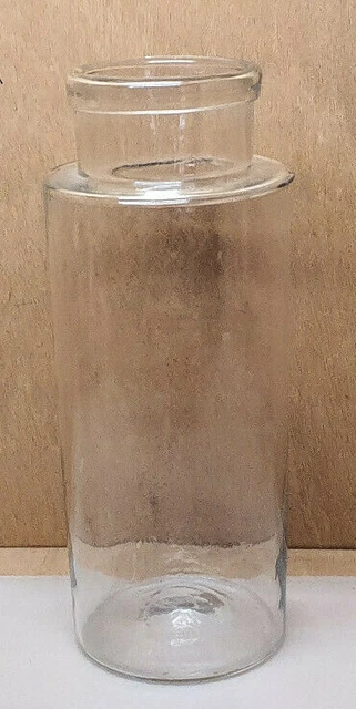 Antik Großer Vase Topf Döschen Gläser Blase Mundgeblasen Apotheke Deko Loft Haus
