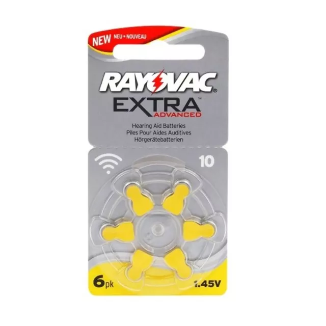 Batteria per Apparecchi Acustici RAYOVAC EXTRA ADVANCED- Modello:10, PR70