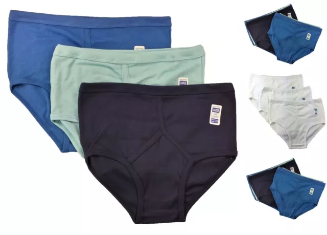NEW MEN'S *6 Pair Pack* Y-Fronts Underpants 100% Pure Cotton Underwear UK  S-5XL £12.99 - PicClick UK