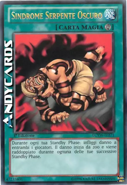 Sindrome Serpente Oscuro ☻ Rara ☻ LCYW IT271 ☻ YUGIOH ANDYCARDS