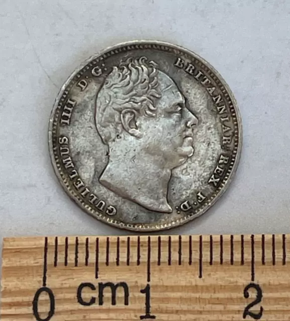 Collectable 1834 King William IV Silver Six Pence 2