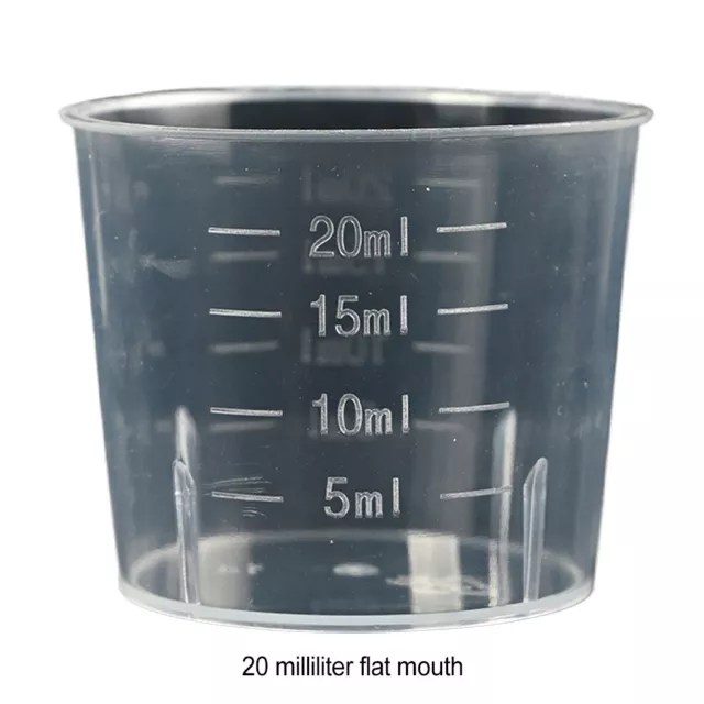 Plastic Mixing Cup Clear And Accurate Measurements Every Time Suitable Size